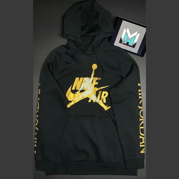 Air Jordan Jumpman Black And Gold Nike Air Hoodie Jordan Shirts